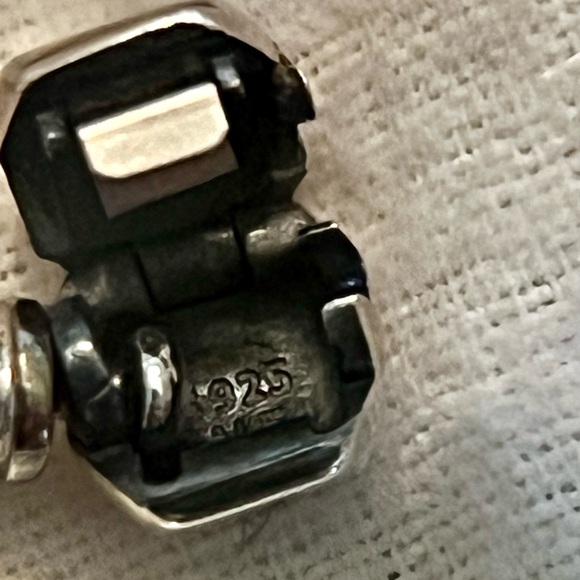 Pandora Gray Leather Braided Double-Wrap Bracelet - Picture 8 of 11